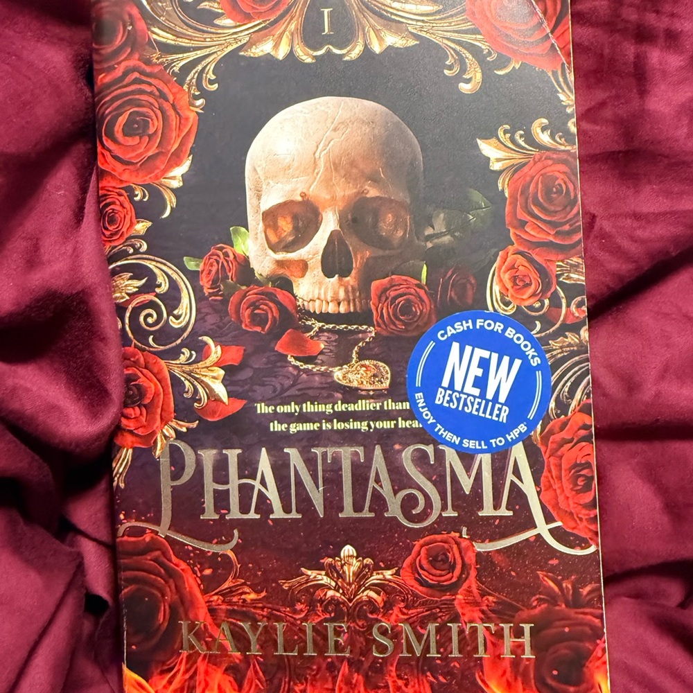 Phantasma Book with Skull and Roses Cover